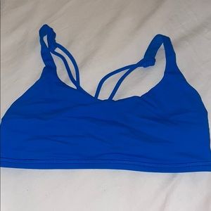 Royal blue lululemon bra